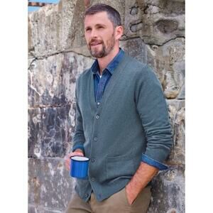 Capper & Capper Cashmere V-neck Cardigan Sweater